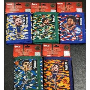 NBA All-Star Wallet By NBALAB - Booker/Curry/Embiid/Giannis/Tatum - YOUR CHOICE